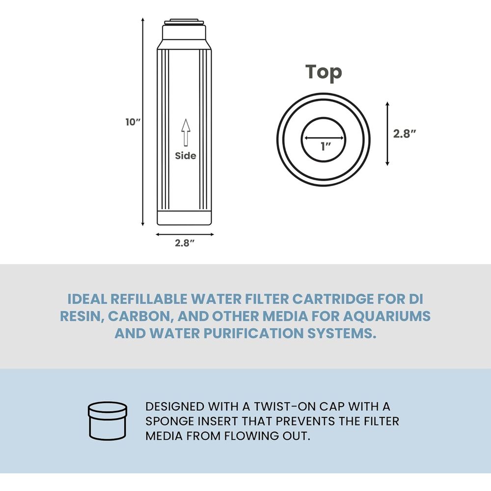 10 x 2,5 Nachfüllbare Wasserfi – Water Filter Cartridge Bewertung und Preis