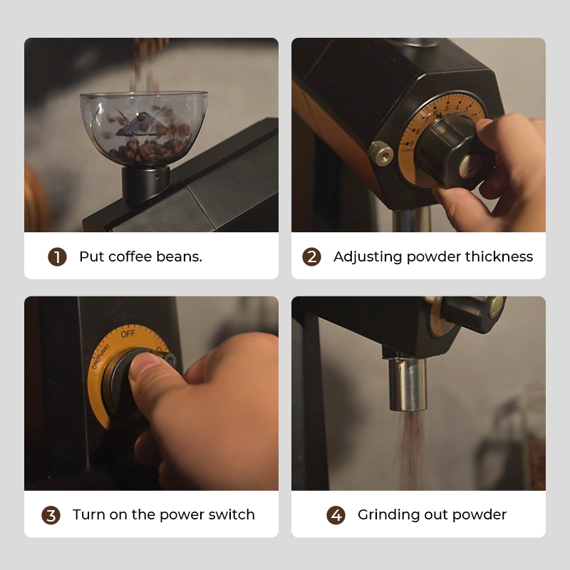 Professionelle elektrische Kaf – Coffee Equipment Grinder Bewertung und Preis
