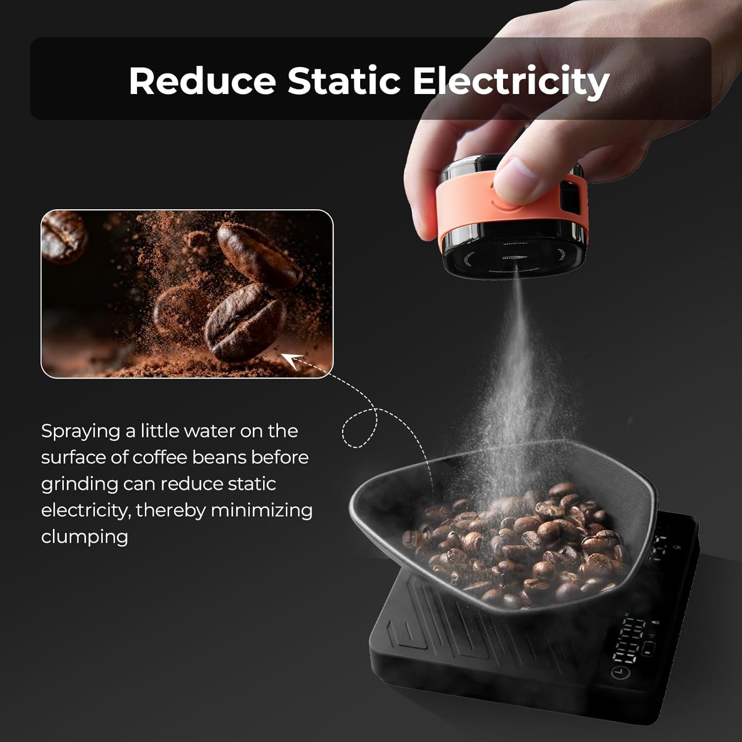 IKAPE Kaffeebohnenzerstäuber,  – Bean Hopper Lid Bewertung und Preis