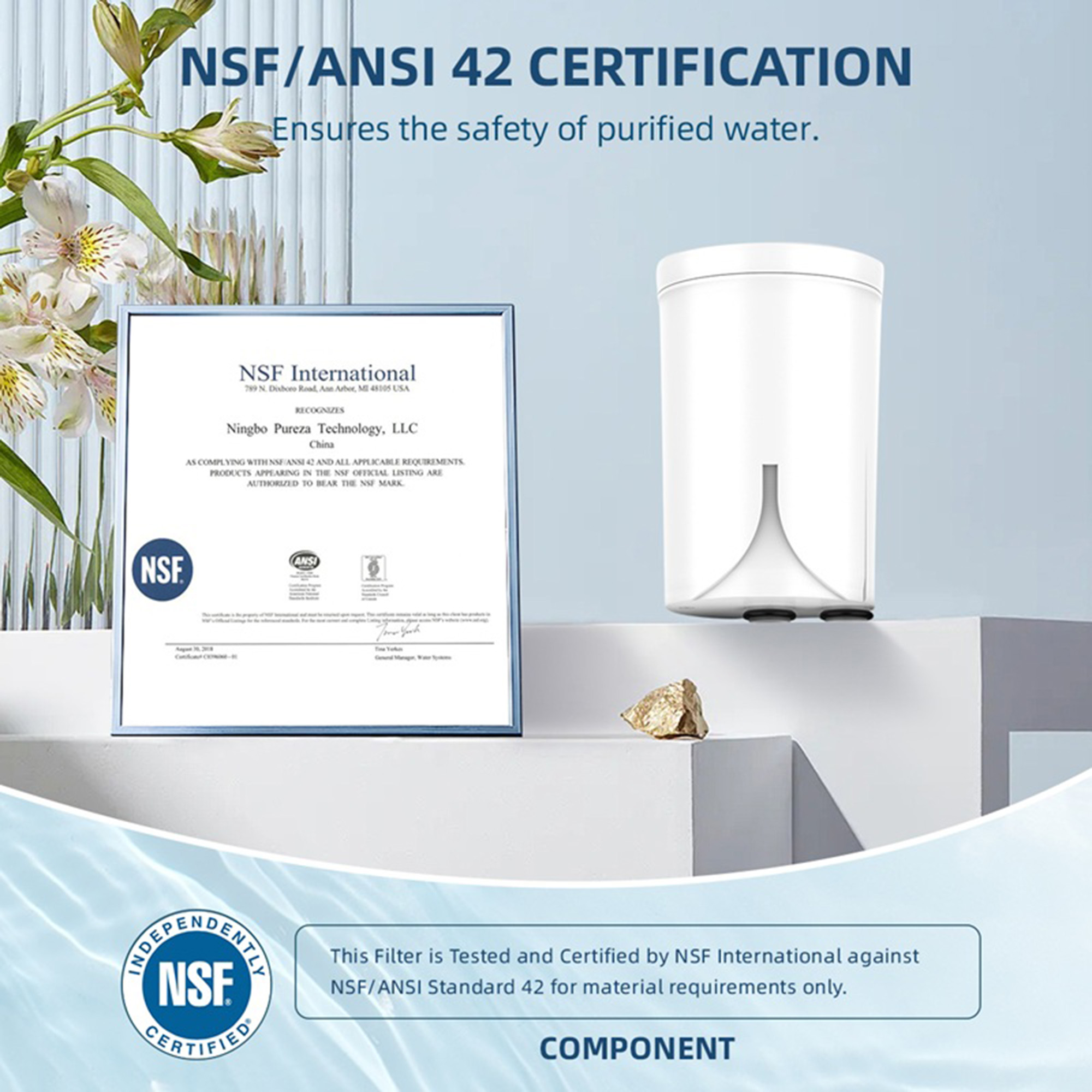 Wasserhahn-Wasserfilter, kompa – Water Filter Cartridge Bewertung und Preis